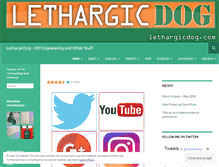 Tablet Screenshot of lethargicdog.com